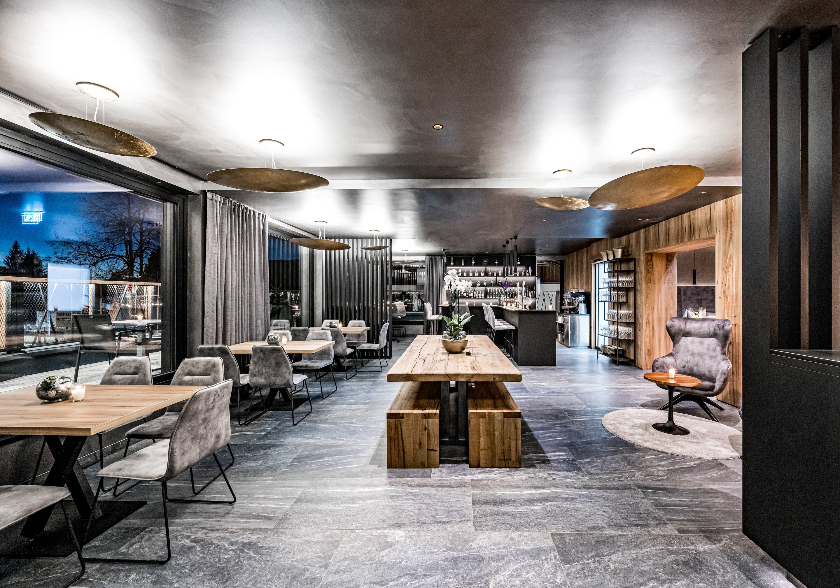 lobby - almmonte hotels uns restaurants in wagrain